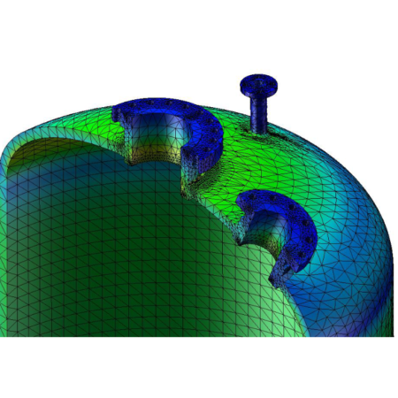 FEA Stress Analysis - Pressure Vessel